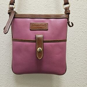 Dooney & Bourke Pink Leather Crossbody Bag